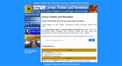 Desktop Screenshot of lernen-fuehlen-verstehen.de